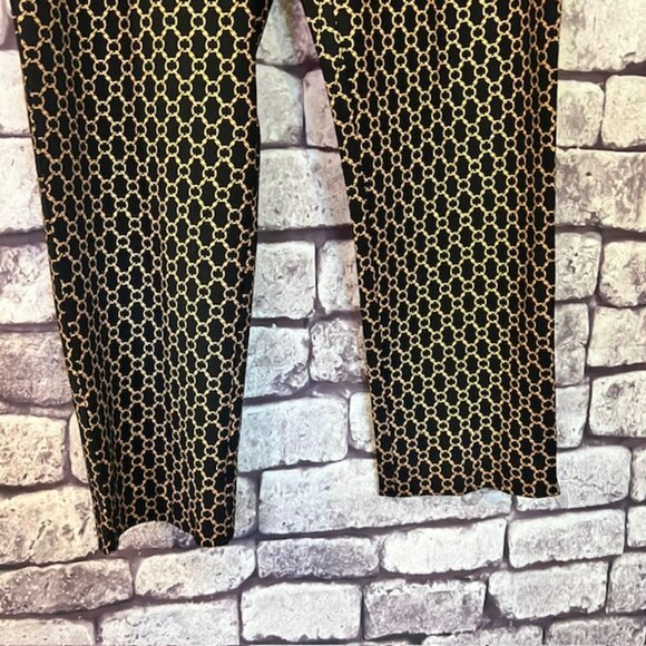 Chico's Black & Brown Pull On Dress Pants Size L/14 - Picture 4 of 8